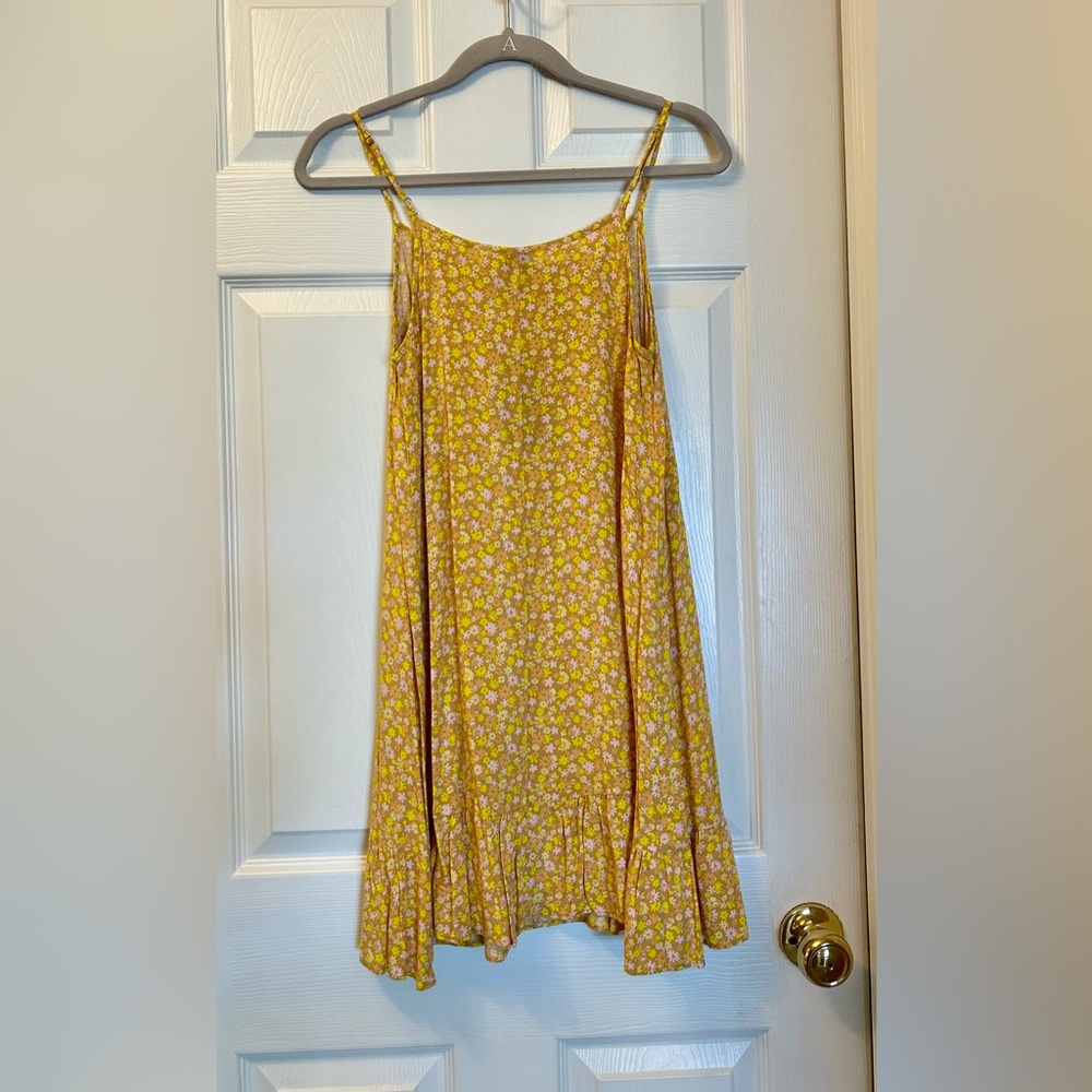 Wild Fable Yellow Floral Print Cami Dress - Picture 6 of 7